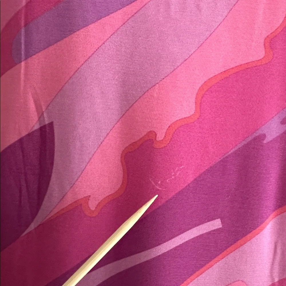 AVERADO BESSI Pucci-Esque Pink Ladies Who Lunch Cocktail SHIFT Dress sz Medium - Picture 5 of 8